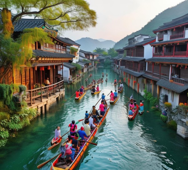 端午节畅游清溪古镇，古镇风光与自然之旅攻略,端午节畅游清溪古镇，古镇风光与自然之旅攻略,历史,景点,风情,第1张