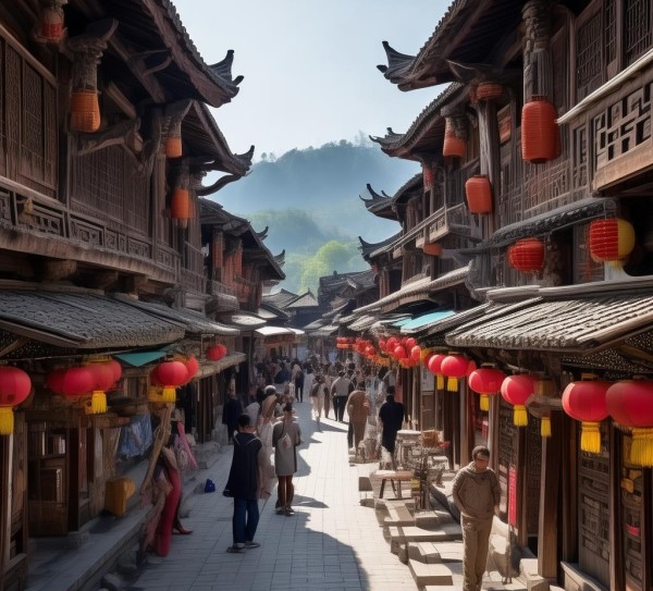 罗山古镇，历史与现代交融的时光之旅,罗山古镇，历史与现代交融的时光之旅,历史,景点,风情,第1张