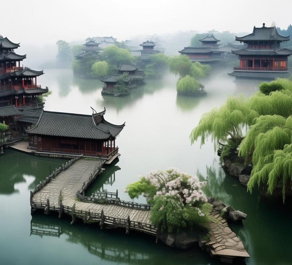 江南水乡平湖行，揭秘十大绝美景点,江南水乡平湖行，揭秘十大绝美景点,历史,景点,风情,第1张