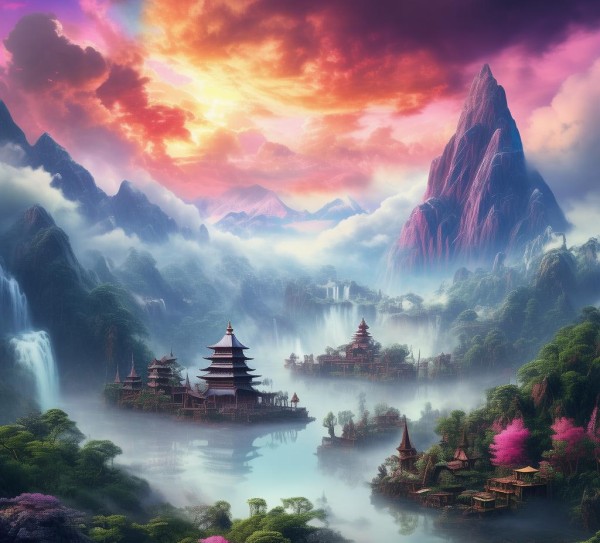 云霞仙境，探秘十大绝美游玩胜地,云霞仙境，探秘十大绝美游玩胜地,景点,风情,神秘,第1张