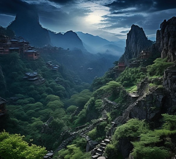 月山，自然人文交汇之地，风光无限探索之旅,月山，自然人文交汇之地，风光无限探索之旅,历史,田园风光,自然奇观,第1张