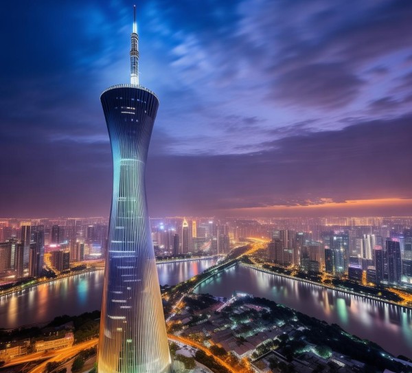 广州塔，空中明珠之旅，揭秘摩天塔绝美景观,广州塔，空中明珠之旅，揭秘摩天塔绝美景观,历史,景点,神秘,第1张