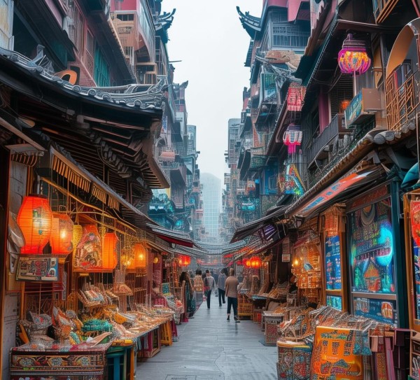 传统与创新交织，景点特色摆摊新体验,传统与创新交织，景点特色摆摊新体验,历史,景点,第1张