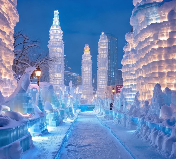冰城哈尔滨，雪韵风情，冬季魅力的冰雪王国,冰城哈尔滨，雪韵风情，冬季魅力的冰雪王国,历史,景点,风情,第1张