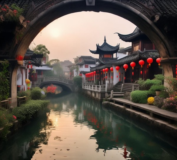 江南水乡桥下秘境，温州的独特魅力之旅,江南水乡桥下秘境，温州的独特魅力之旅,历史,景点,第1张