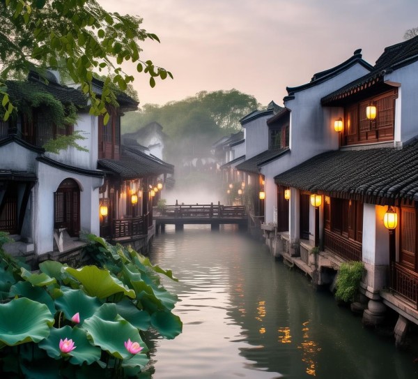 江南水乡魅力之旅，揭秘家港风情,江南水乡魅力之旅，揭秘家港风情,历史,景点,风情,第1张