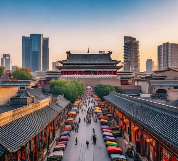 古韵新颜，西安南门周边的历史与现代交融之旅,古韵新颜，西安南门周边的历史与现代交融之旅,历史,景点,美食,第1张