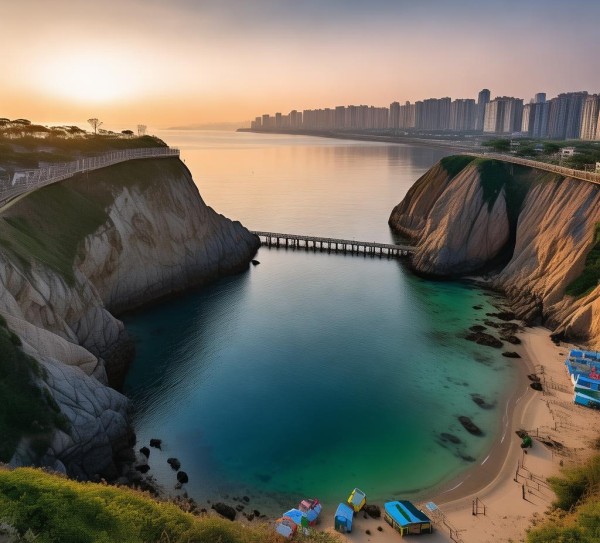 青岛黄岛区，海滨城市的隐秘魅力之地,青岛黄岛区，海滨城市的隐秘魅力之地,历史,景点,风情,第1张