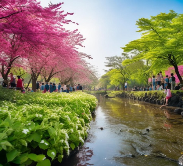 济南春意盎然，畅游城市绿肺之旅,济南春意盎然，畅游城市绿肺之旅,历史,景点,风光,第1张