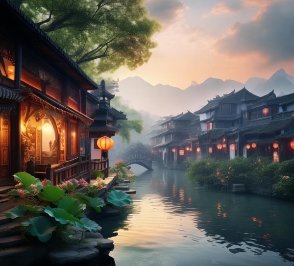 云落镇江南水乡秘境，五大景点揭秘静谧之美,云落镇江南水乡秘境，五大景点揭秘静谧之美,历史,景点,风情,第1张