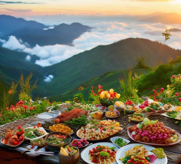 云露山美食之旅，美景相伴，味蕾盛宴攻略,云露山美食之旅，美景相伴，味蕾盛宴攻略,美食,风光,烧烤,第1张
