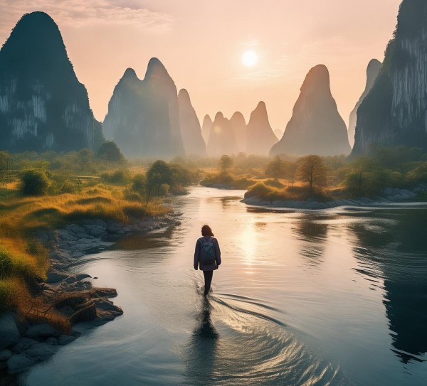 桂林山水之旅，漫步仙境，畅游无界,桂林山水之旅，漫步仙境，畅游无界,历史,景点,风情,第1张