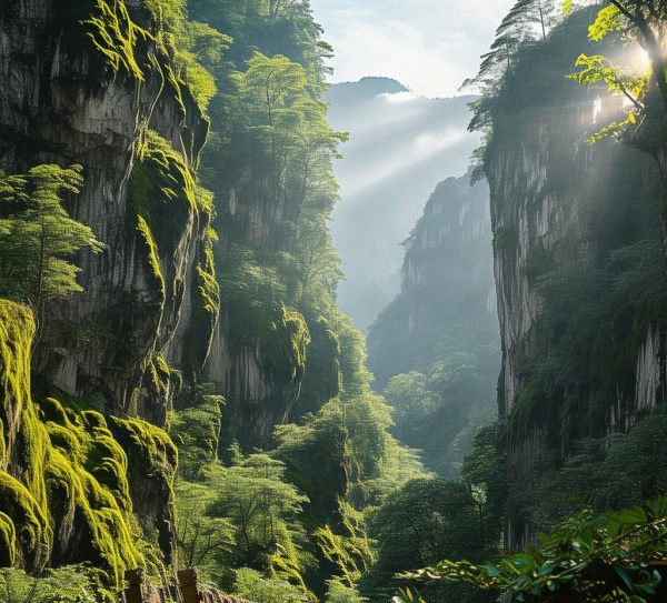 东林寺大峡谷，自然奇观与千年历史的完美交汇,东林寺大峡谷，自然奇观与千年历史的完美交汇,历史,景点,神秘,第1张