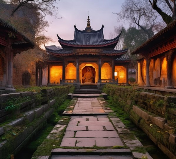 夕照寺古刹探秘，静谧之美五大景点大揭秘,夕照寺古刹探秘，静谧之美五大景点大揭秘,历史,景点,自然,第1张
