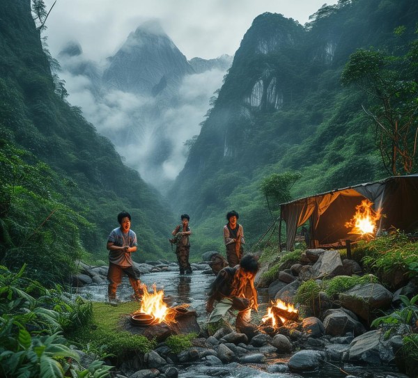 黔南盘江秘境，野炊探秘之旅,黔南盘江秘境，野炊探秘之旅,景点,风情,美食,第1张