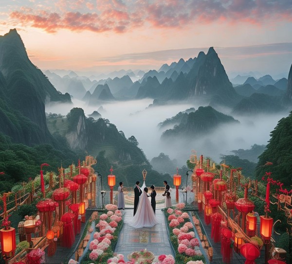 蜀山浪漫婚典，探寻蜀山婚庆胜地攻略,蜀山浪漫婚典，探寻蜀山婚庆胜地攻略,美食,风光,自然,第1张