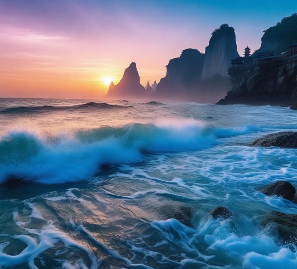 北海海天一线，揭秘中国绝美胜景之谜,北海海天一线，揭秘中国绝美胜景之谜,景点,美食,风光,第1张