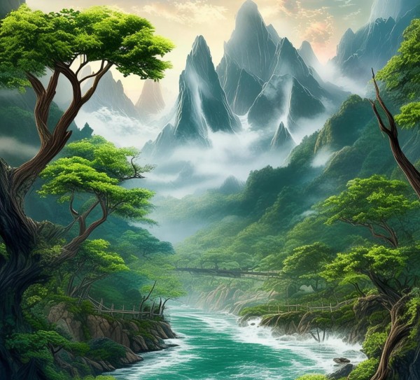龙溪秘境，山水画卷中的自然风情之旅,龙溪秘境，山水画卷中的自然风情之旅,历史,景点,风情,第1张