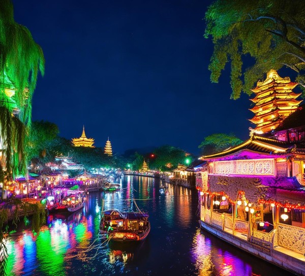 桃江璀璨夜游指南，揭秘夜晚桃江的迷人风光,桃江璀璨夜游指南，揭秘夜晚桃江的迷人风光,美食,烧烤,夜生活,第1张