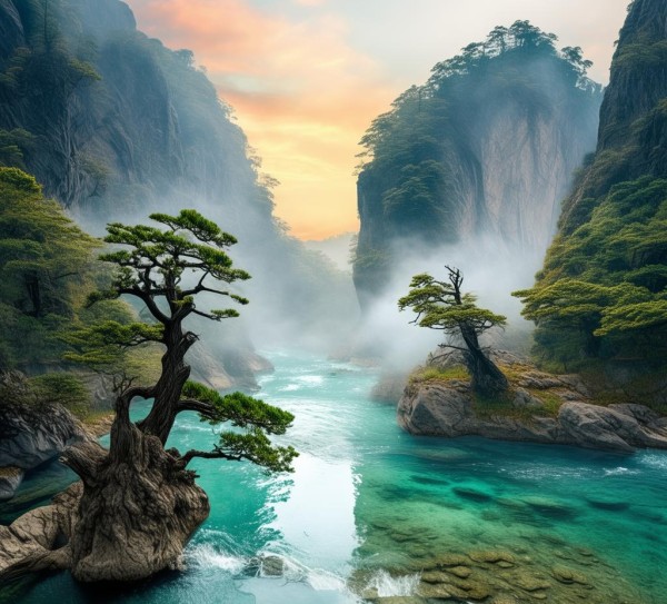 京郊秘境探幽，延庆龙庆峡山水画卷之旅,京郊秘境探幽，延庆龙庆峡山水画卷之旅,景点,美食,风光,第1张