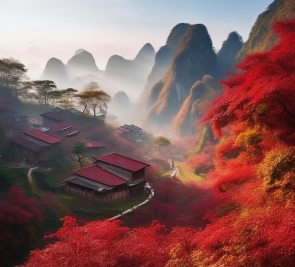 贵州秋韵，红叶秘境之旅,贵州秋韵，红叶秘境之旅,历史,风情,美食,第1张