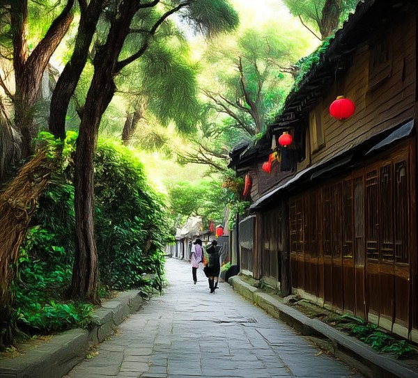 漫步松老街，古韵风情中的慢生活美学之旅,漫步松老街，古韵风情中的慢生活美学之旅,历史,景点,风情,第1张