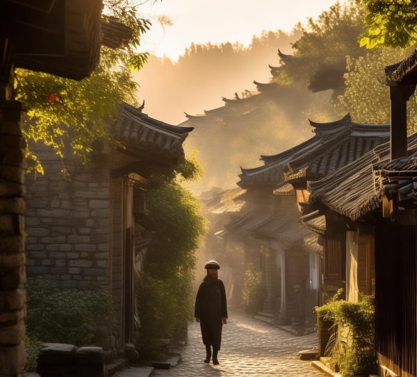漫步桂平晨曦，古城的宁静与美好之旅,漫步桂平晨曦，古城的宁静与美好之旅,历史,美食,自然,第1张