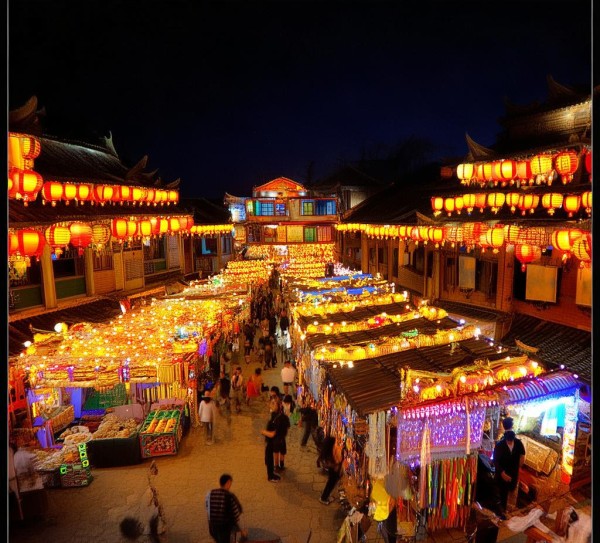 夜游舒兰，揭秘夜市中的精彩角落,夜游舒兰，揭秘夜市中的精彩角落,历史,风情,美食,第1张