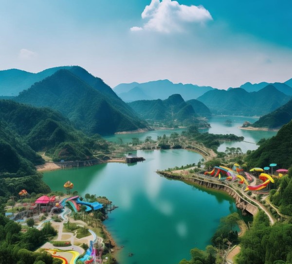 江门水库奇景探秘，揭秘水上乐园与周边绝美风光,江门水库奇景探秘，揭秘水上乐园与周边绝美风光,历史,景点,风光,第1张