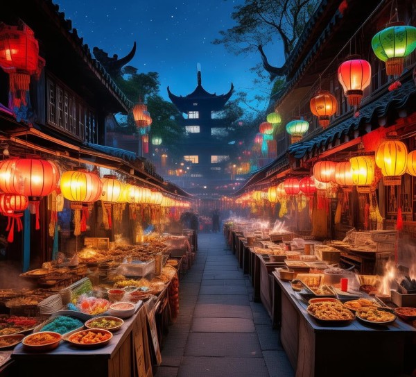 夜游杭州，揭秘古城的美食夜宵地图,夜游杭州，揭秘古城的美食夜宵地图,历史,美食,风光,第1张