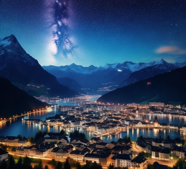 瑞士夜色璀璨之旅，揭秘绝不容错过的夜景胜地,瑞士夜色璀璨之旅，揭秘绝不容错过的夜景胜地,历史,景点,美食,第1张