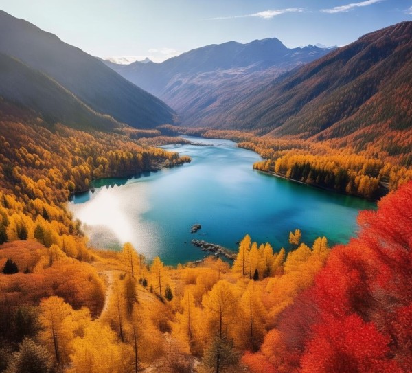 秀湖秋色，湖光山色绝美景点探秘之旅,秀湖秋色，湖光山色绝美景点探秘之旅,景点,风情,风光,第1张
