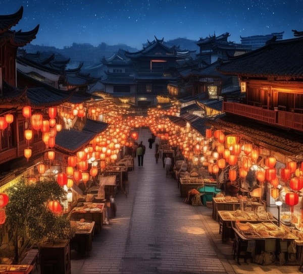探秘古城夜色，灵寿夜市攻略全览,探秘古城夜色，灵寿夜市攻略全览,历史,美食,体验,第1张