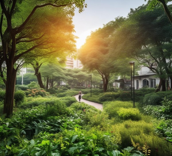 林园广场，城市的绿色休闲秘境，探索好去处,林园广场，城市的绿色休闲秘境，探索好去处,美食,自然,第1张