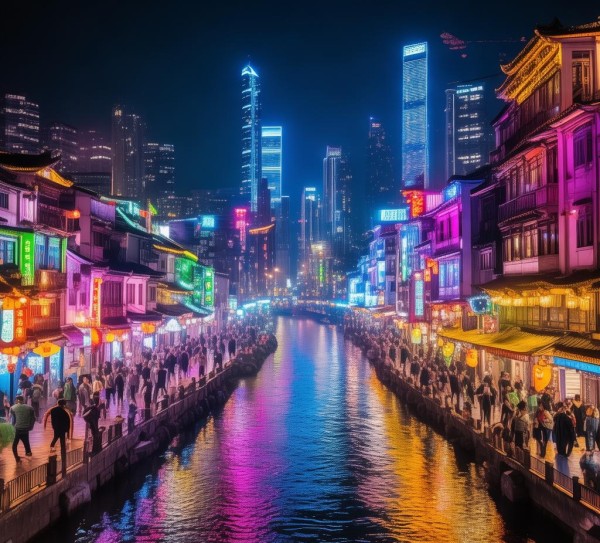 贺州夜色璀璨，夜游市区，探秘贺州璀璨夜景,贺州夜色璀璨，夜游市区，探秘贺州璀璨夜景,历史,风情,美食,第1张