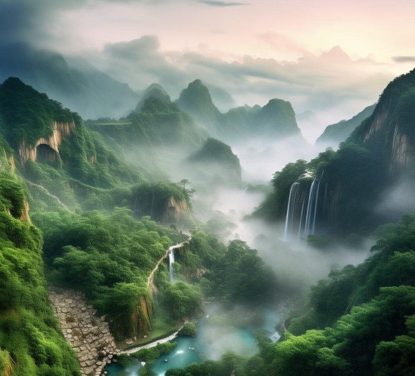 湖南交界线奇景探秘，秘境寻踪，绝美风光一网打尽,湖南交界线奇景探秘，秘境寻踪，绝美风光一网打尽,历史,景点,风光,第1张
