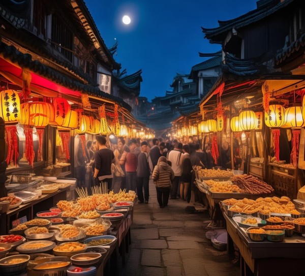 夜游定州，揭秘夜市美食盛宴,夜游定州，揭秘夜市美食盛宴,历史,美食,美食天堂,第1张