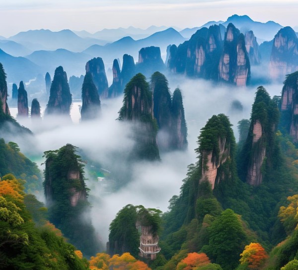 湖南自然奇观，五大名胜之地全景探秘,湖南自然奇观，五大名胜之地全景探秘,景点,风光,自然,第1张