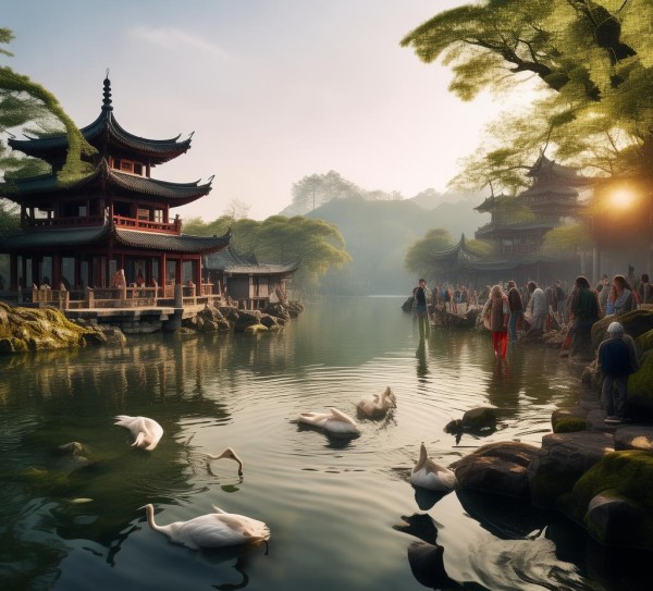 雁西湖，自然与人文共融的秘境之旅,雁西湖，自然与人文共融的秘境之旅,历史,景点,风光,第1张