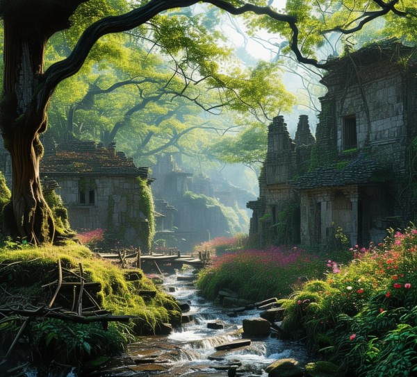 洛车村探秘，古村遗迹与自然画卷交织之旅,洛车村探秘，古村遗迹与自然画卷交织之旅,历史,景点,风情,第1张