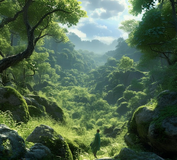 洞靖秘境，绿意盎然，探寻自然之美,洞靖秘境，绿意盎然，探寻自然之美,景点,美食,风光,第1张