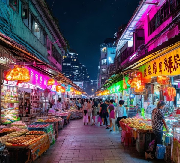 中山温泉地摊夜市兴起，揭秘中山夜生活新潮流,中山温泉地摊夜市兴起，揭秘中山夜生活新潮流,历史,美食,体验,第1张