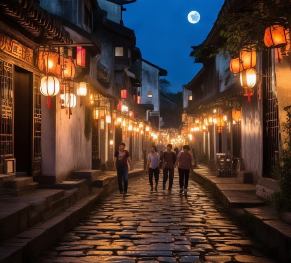 漫步江南，泰州古城夜游攻略,漫步江南，泰州古城夜游攻略,历史,风情,美食,第1张