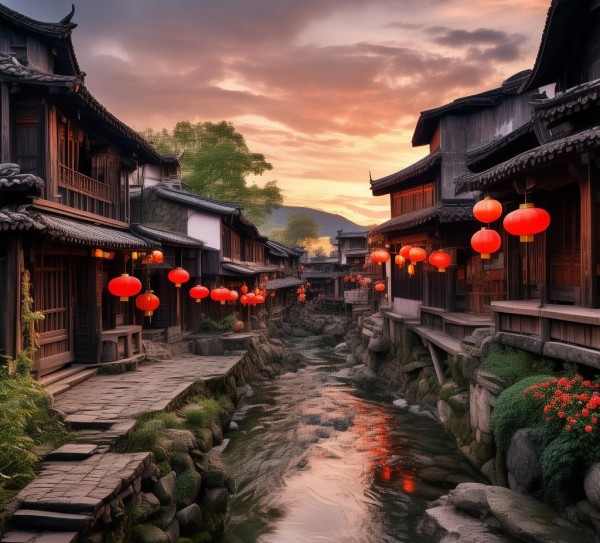 古镇漫步，历史与现代交融的美丽风景线,古镇漫步，历史与现代交融的美丽风景线,历史,景点,风情,第1张