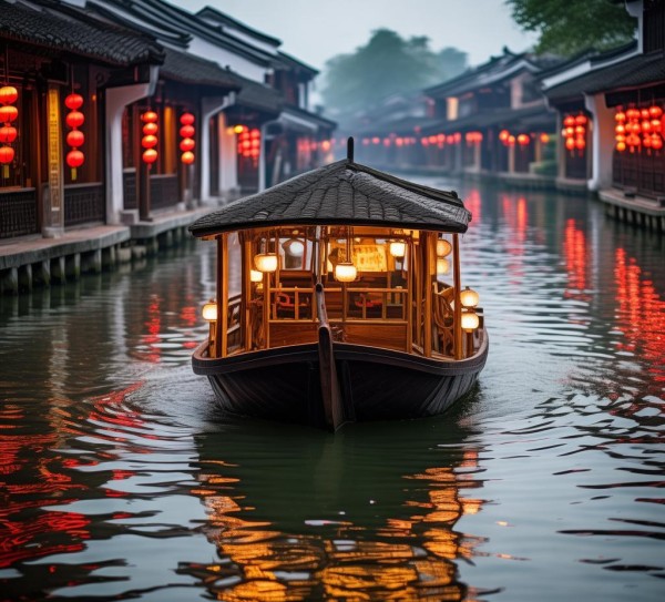 水乡泛舟胜地探秘，揭秘江南水乡的独特风情,水乡泛舟胜地探秘，揭秘江南水乡的独特风情,历史,风情,风光,第1张