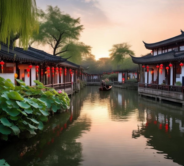 昆山水上公园，江南水乡画卷之旅,昆山水上公园，江南水乡画卷之旅,历史,景点,自然,第1张