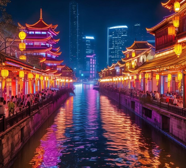 泰州夜色璀璨，流连忘返的夜游胜地,泰州夜色璀璨，流连忘返的夜游胜地,历史,景点,风情,第1张