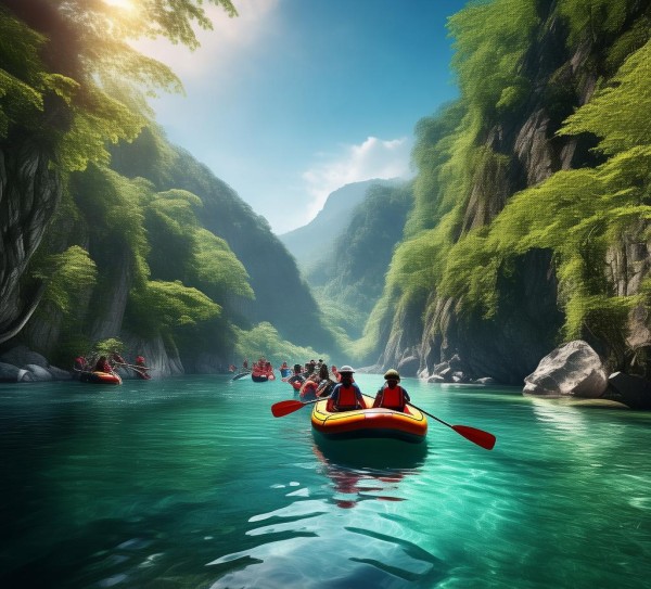 探索皮筏之旅，绝美自然奇景的皮筏探险指南,探索皮筏之旅，绝美自然奇景的皮筏探险指南,历史,景点,风光,第1张