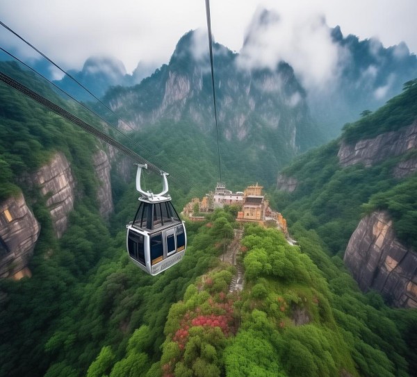 普陀山索道之旅，探寻绝美风光的忘返之地,普陀山索道之旅，探寻绝美风光的忘返之地,历史,景点,风光,第1张