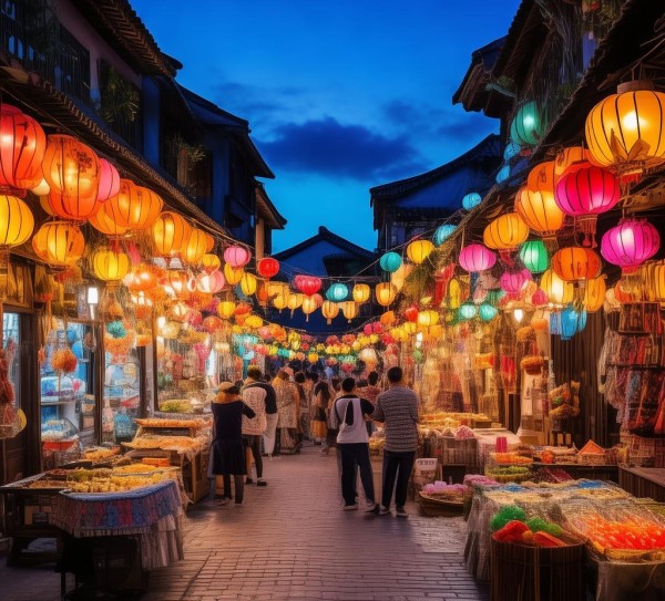 彭州夜市，古城魅力的不夜时光,彭州夜市，古城魅力的不夜时光,历史,风情,美食,第1张